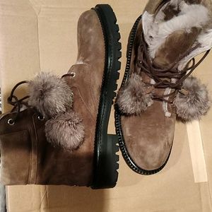 Jimmy Choo  shearling lined boots